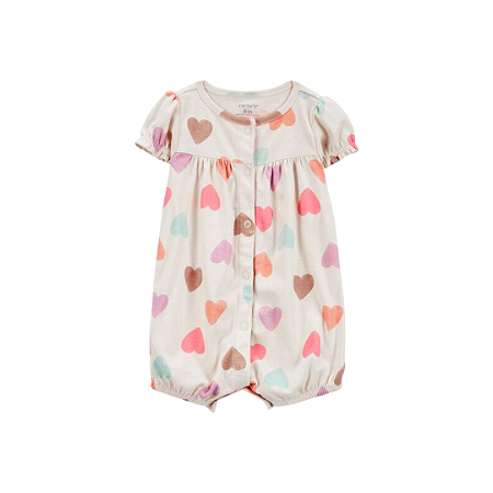 ROMPER CARTERS CORAÇÃO COLORIDOS MENINA