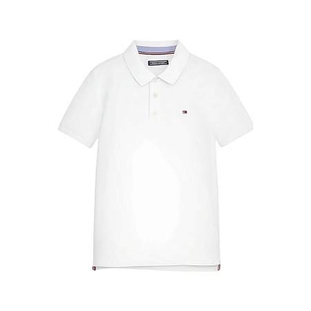 CAMISA POLO TOMMY HILFIGER BRANCA INFANTIL