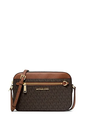 BOLSA JET SET MONOGRAMA MICHAEL KORS MARRON