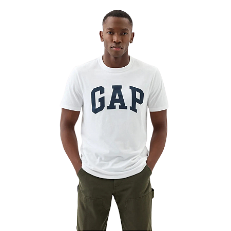 CAMISETA GAP ADULTO BRANCA