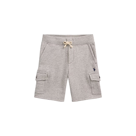 BERMUDA RALPH LAUREN INFANTIL MOLETON CINZA