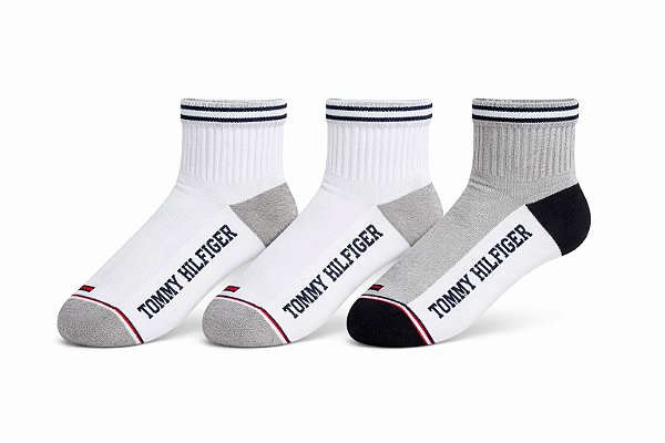 KIT MEIAS TOMMY HILFIGER - 7 A 10 ANOS