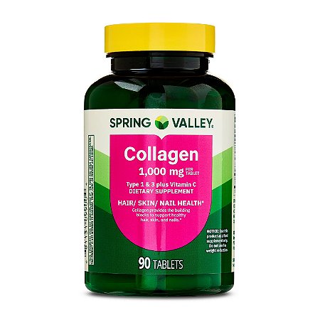 COLLAGEN VITAMINA 1000MG - SPRING VALLEY