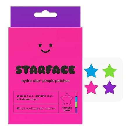 Starface Party Pack Pimple Patches 32 Adesivos Hidrocoloides Coloridos