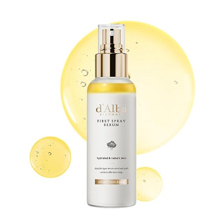 d'Alba White Truffle First Spray Serum 100ml Original Sérum Facial Coreano Hidratante e Iluminador