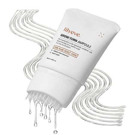 Lilyeve Grow Turn Ampoule Tratamento para Couro Cabeludo com Aplicador Massageador 100ml
