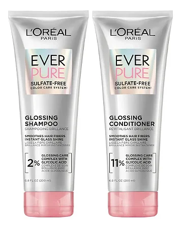 Kit L'Oréal Paris EverPure Glossing Shampoo + Condicionador Sem Sulfato