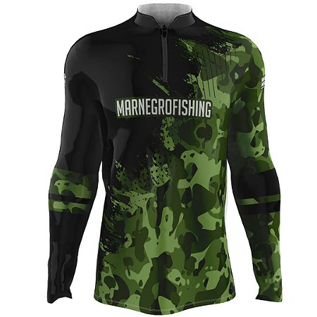 CAMISA MAR NEGRO CAMUFLADO