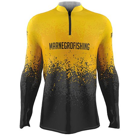 CAMISA MAR NEGRO CLEAN AMARELA