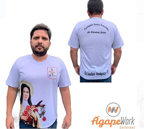 Camisetas em tecido Poli com Impressão Digital
