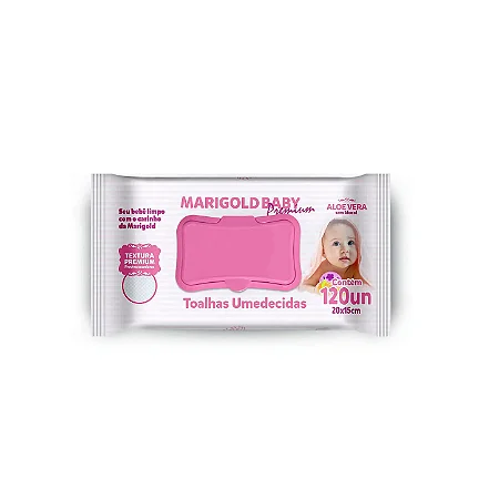 Toalha Umedecida Marigold Baby Premium 120 unid