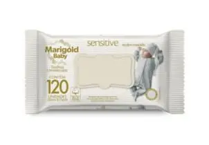 Toalha Umedecida Marigold Baby Sensitive Recém-nascido 120 unid