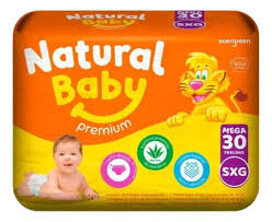 Fralda Natural Baby Premium - Tamanho SXG - 30 unidades