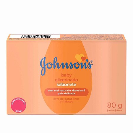 Sabonete Baby Glicerinado com Mel Natural e Vitamina JOHNSON’S