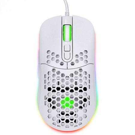 Mouse Gamer VX Gaming Void C/ LED RGB- 7600 DPI Branco
