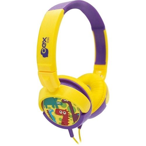 Fone De Ouvido Dino Para Criança Headphone Infantil Hp300