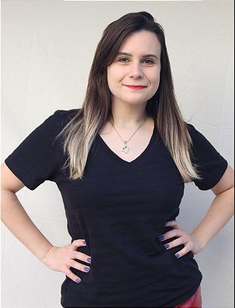 T-Shirt  Básica Com Lycra