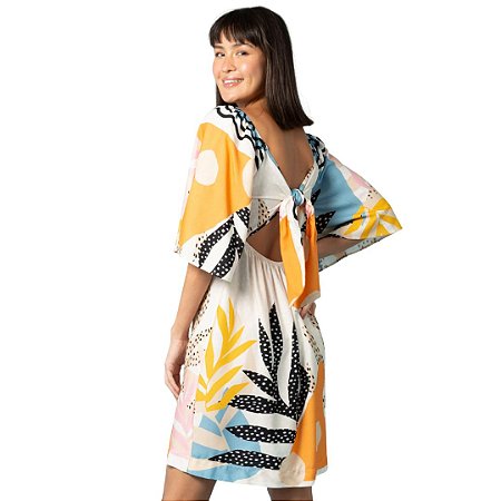 Vestido Curto Estampado
