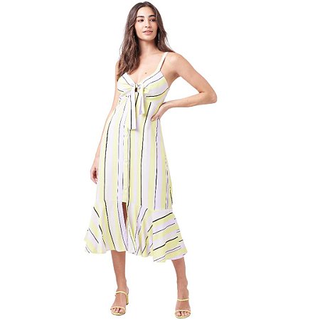 Vestido Midi Estampa Riad