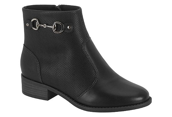 BOTA FEMININA CANO CURTO SALTO BLOCO BAIXO MODARE