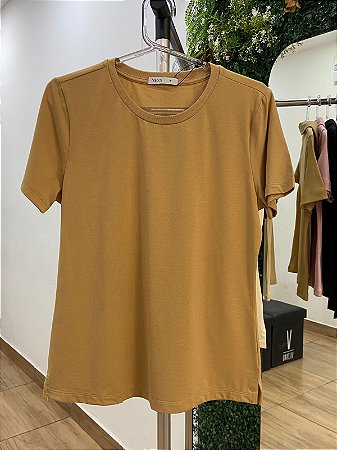 T-SHIRT FEMININA YEXX NO TECIDO MALHA DE ALGODÃO SUSTENTÁVEL