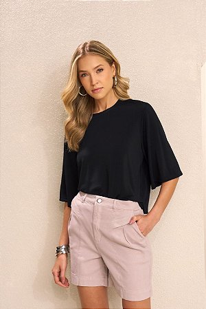 SHORTS FEMININO CINTURA ALTA YEXX