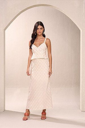 VESTIDO LONG MIDI FASHION YEXX