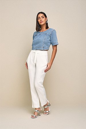 CALÇA FEMININA EM ALFAIATARIA YEXX