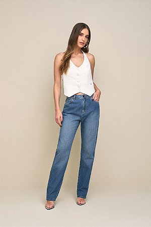 CALÇA JEANS FEMININA RETA YEXX
