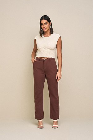 CALÇA JEANS FEMININA RETA YEXX