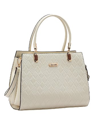 BOLSA FEMININA CHENSON SINTÉTICO PU 3485260 - COR BEGE
