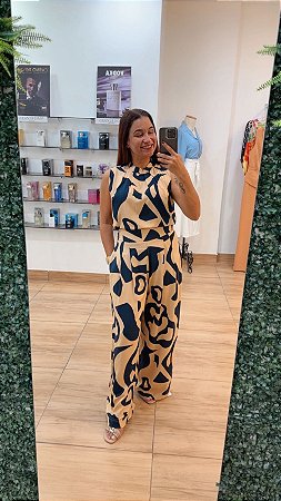 MACACÃO ALÇA NO TECIDO VISCOLINHO