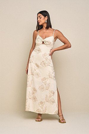 VESTIDO LONG MIDI FASHION YEXX