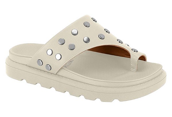 SANDÁLIA PEPETE FEMININA VIZZANO FLATFORM TACHAS