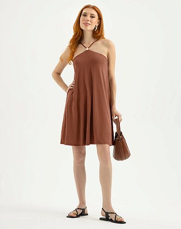 MACAQUINHO VESTIDO NO TECIDO VISCOSE CATIVA