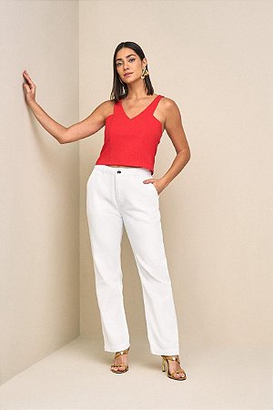 CALÇA FEMININA RETA YEXX