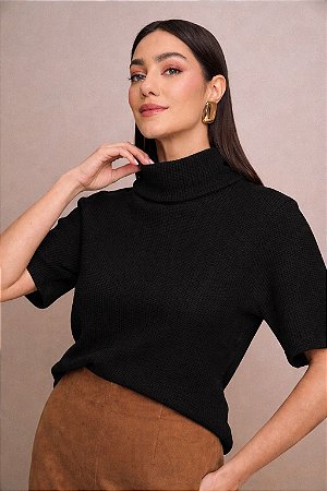 BLUSA FEMININA AMPLA YEXX COM GOLA