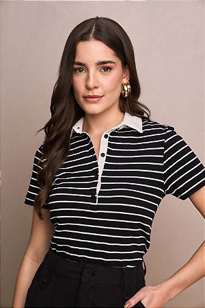 BLUSA FEMININA POLO YEXX MANGA CURTA