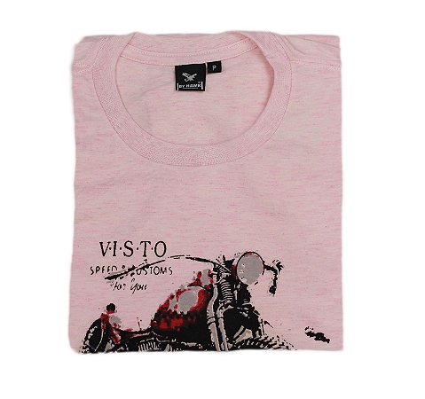 Camiseta Rosa Cód.6771