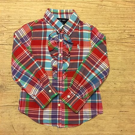 camisa xadrez ralph lauren feminina