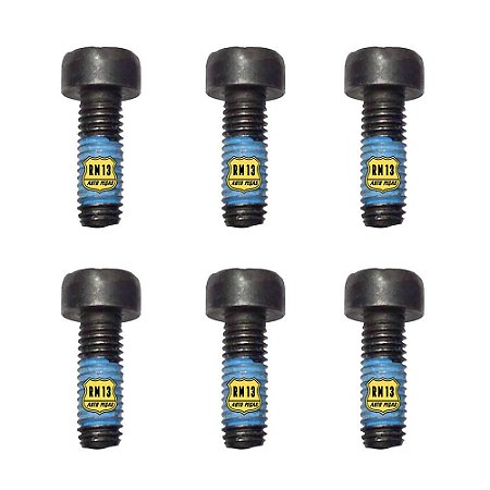 6 Parafusos Volante Motor Uno Fiorino Mille Fire Original