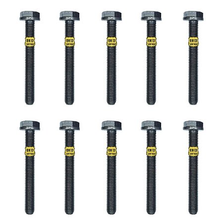 10 Parafusos Bloco Mancal Vira VW Audi EA113 N90130001 80mm