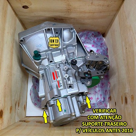 Câmbio Caixa Novo Palio Nova Strada Fire EVO 1.4 8V Após 16