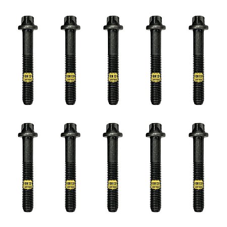 10 Parafusos Bloco Mancal Virabrequim GM 90502412 10mmx 64mm