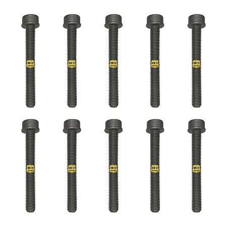 10 Parafusos Bloco Mancal Virabrequim Golf Passat A3 A4 80mm