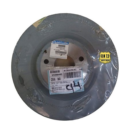 Disco Freio Dianteiro Mopar Genuíno 5181513AD K05181513AD