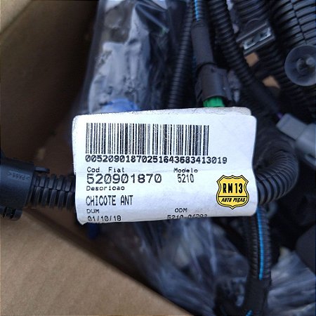 Chicote Anterior JEEP Renegade 52090187 Original Genuíno