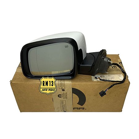 Retrovisor Esquerdo Grand Cherokee 11a13 Branco Genuíno 2 Pl