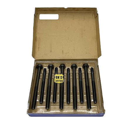 Kit 10 Parafuso Prisioneiro Cabeçote FIASA Fiorino Strada