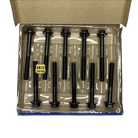 Kit 10 Parafusos Cabeçote SEVEL Argentino Palio Siena Tipo